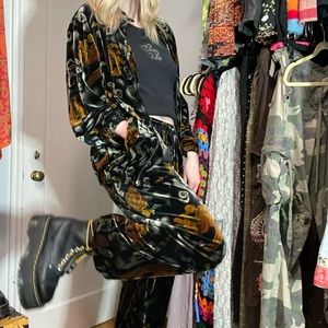 Velvet velour VINTAGE dragon tracksuit 🐉❤️‍🔥